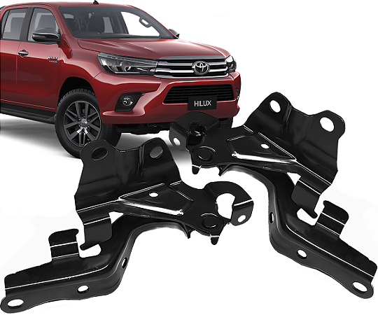 Par Dobradiça Braço Capo Dianteiro Hilux 2016 a 2023