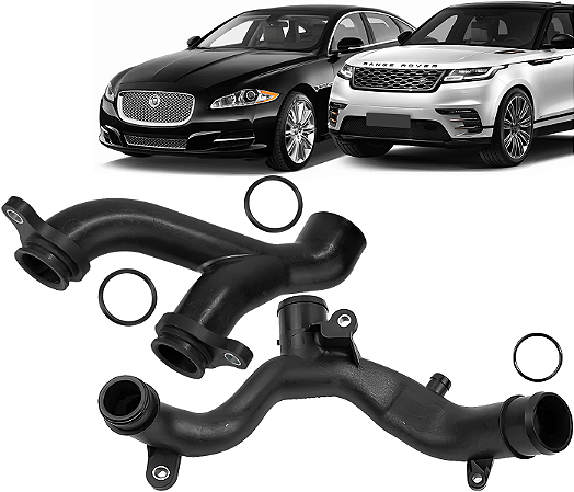 Kit Cano Água Tubo Duto Discovery Velar Jaguar 3.0 V6