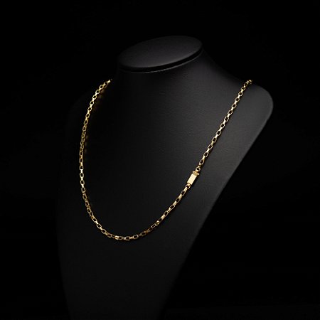 Corrente Tijolinho (5 mm) - Fecho Gaveta - 70 cm