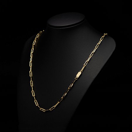 Corrente Cadeado Longo (8 mm) - Fecho Gaveta - 70 cm