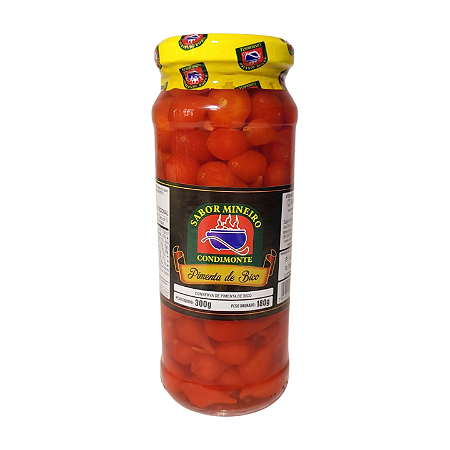 Pimenta Bico Vermelha Sabor Mineiro - 180G (Vidro)