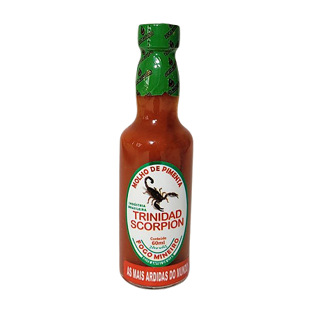 Molho de Pimenta Trinidad Scorpion - 60ml (Vidro)