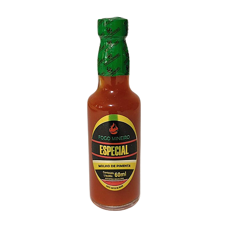 Molho de Pimenta Especial - 60ml (Vidro)