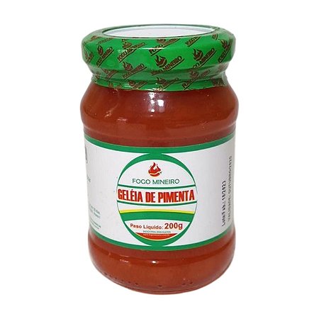 Geléia de Pimenta Fogo Mineiro - 200g (Vidro)