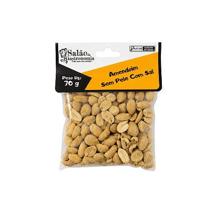 Amendoim sem Pele com Sal (Sachê) 70g