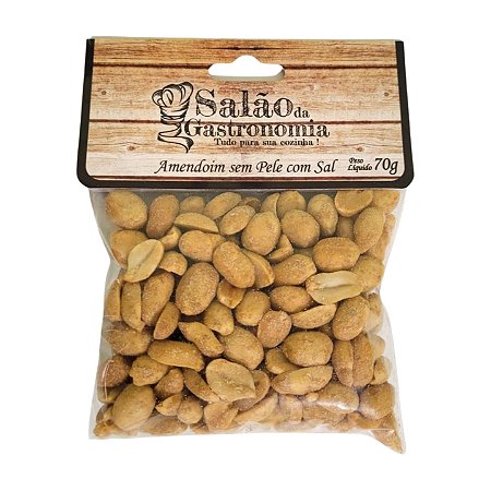 Amendoim sem Pele com Sal (Sachê) 70g