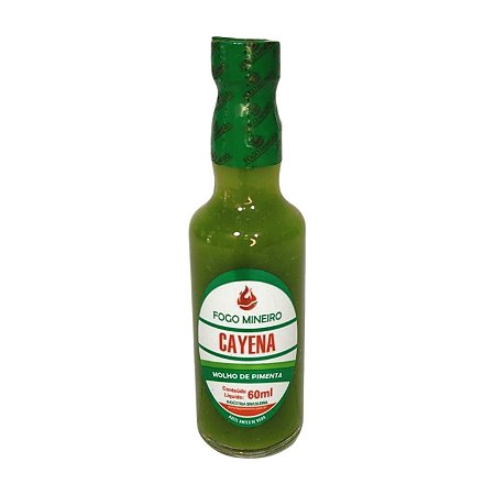 Molho de Pimenta Cayena - 60ml (Vidro)