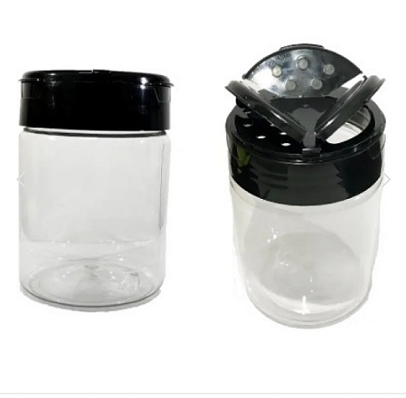 Pote Plástico Redondo Tripartido 250ml