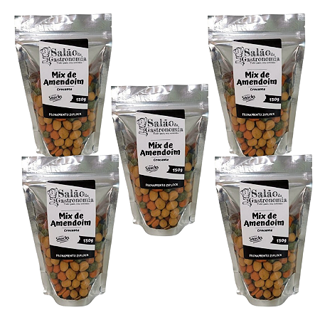 Mix de Amendoim Crocante (Stand Up) 150g X 5