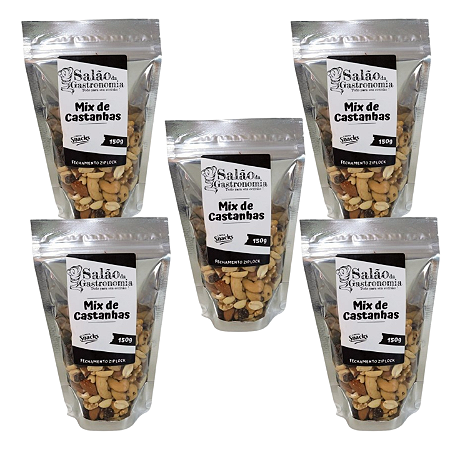 Mix de Castanhas (Stand Up) 150g X 5