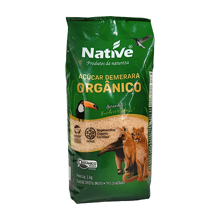 Açucar Demerara Orgânico Native - 1kg
