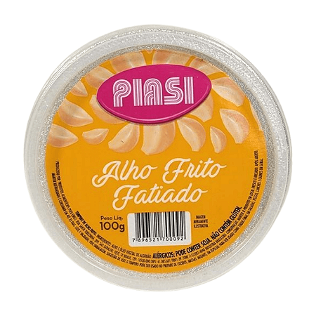 Alho Frito Fatiado Piasi - 100g