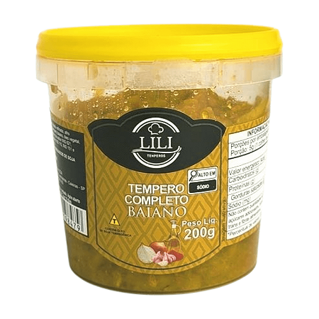 Tempero Completo Baiano Lili - 200g