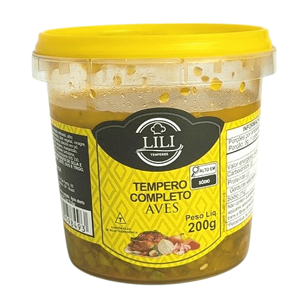 Tempero Completo Aves Lili - 200g