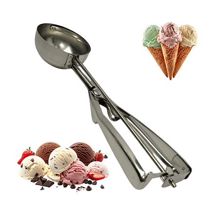 Colher para Sorvete Inox com Extrator