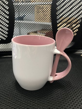 Caneca Personalizada Com Colher