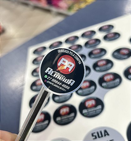 Adesivo prata - cartela 20x30cm