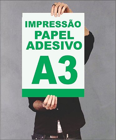 ADESIVO 130G TAMANHO A3 (30X40CM)