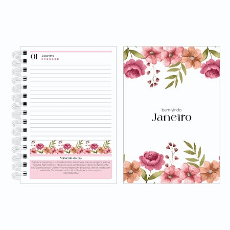 Agenda floral versiculos permanente