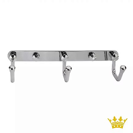 Cabide Luxban Spazio Triplo Cromado 102-CR