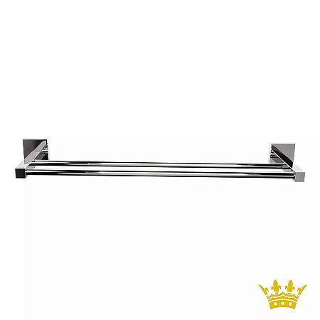 Toalheiro Luxban Elegance 60cm Duplo 4086-CR