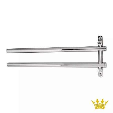Toalheiro Luxban Stylus Bi Articulado 40cm Cromado 300-CR