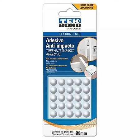 Adesivo Anti-Impacto TekBond 8mm com 25 Gotas