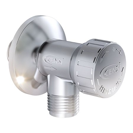 Registro Regulador de Vazão Cromado 1/2"  p/ flexível Censi