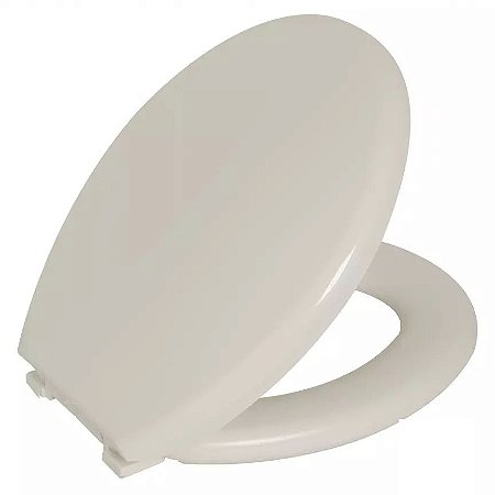 Assento Oval Astra TPK/AS-BG8 Almofadado Biscuit