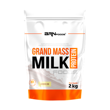 Hipercalórico - Grand Mass Milk Protein Foods 2 kg - BRN Foods