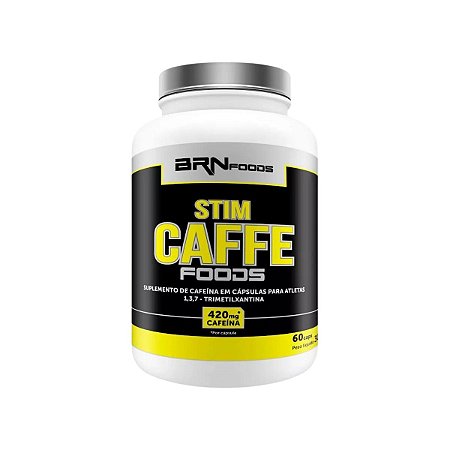 Termogênico Stim Caffe 420mg Cafeína 60 cápsulas - BRN Foods