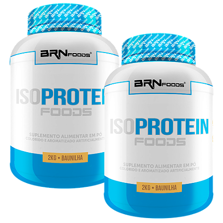 Kit 2x Whey Protein Iso Protein Foods 2kg - BRN Foods