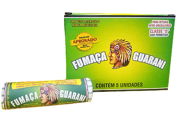 Fumaça Pólvora Negra Marca Guarani - Para Ritos