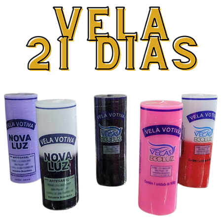 Vela De 21 Dias Votiva Ecoluz / Nova Luz - Unidade