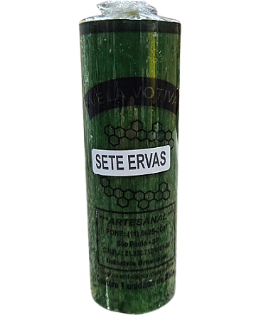 Vela Aromática 7 Ervas Votiva - Unidade
