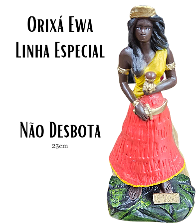 Orixá Ewa Escultura/imagem Em Gesso 23cm