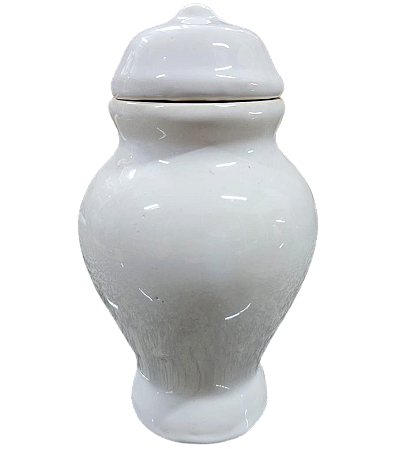 Quartinha Orixás Branco Sem Asa 13 Cm Louça Umbanda