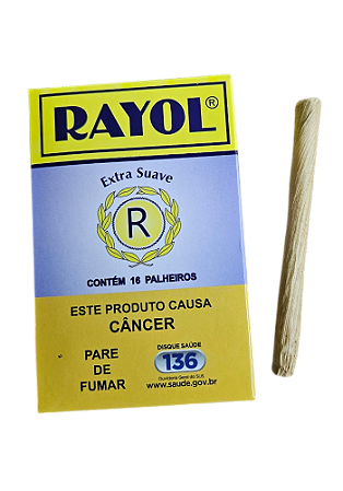Cigarro De Palha Rayol - Caixa com 16 Cigarros