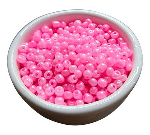 Miçangas Leitosa Chinesa - Pacote C/ 100g - Várias Cores