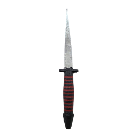 Punhal Preto E Vermelho 15cm
