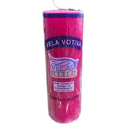 Vela 7 Dias Magenta Umbanda Votiva 250g