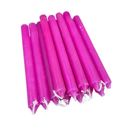 Vela Palito Comum Magenta - Unidade