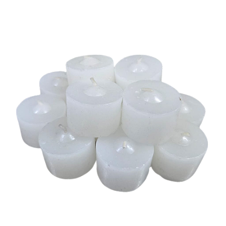 Velas Rechaud Branca Lisa - 50 Unidades