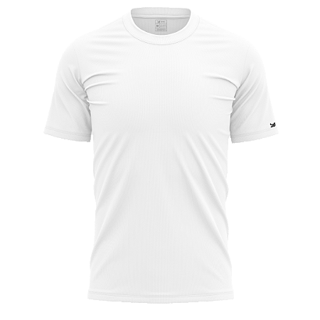 Camiseta Básica Branco 100% Algodão Premium