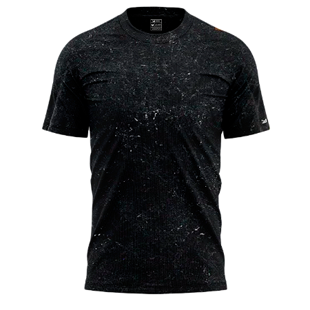 Camiseta Básica Preto Estonada 100% Algodão Premium