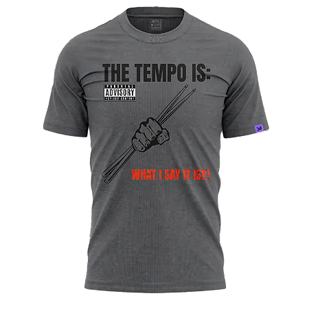 Camiseta Casual Time (Cinza Estonado)