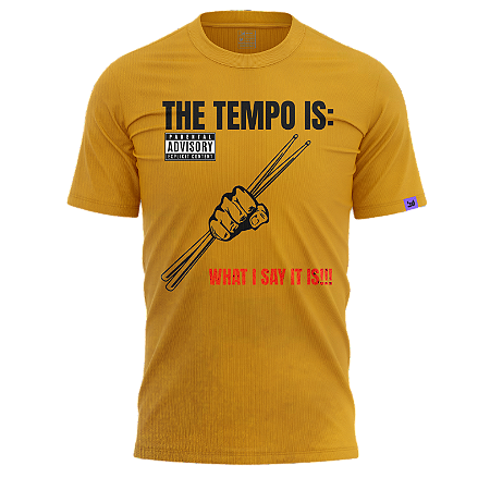 Camiseta Casual Time (Mostarda)