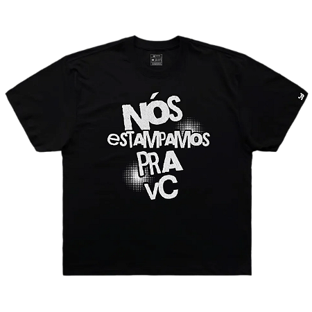 Camiseta Oversized Personalizada Preto