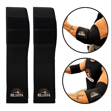 Faixa de Cotovelo Musculação Anti Lesão e Performance