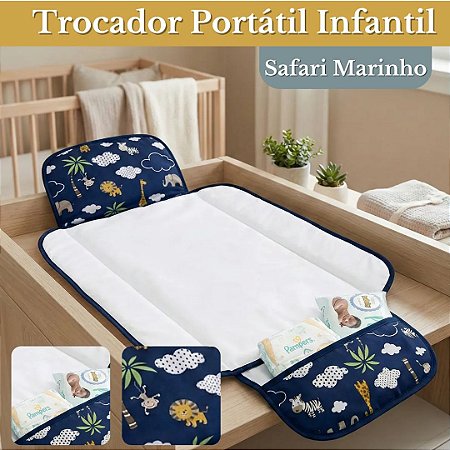 Trocador De Fralda Impermeável Dobrável